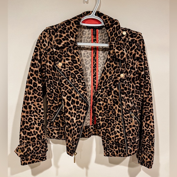 White House Black Market Leopard Jacket - Picture 2 of 2